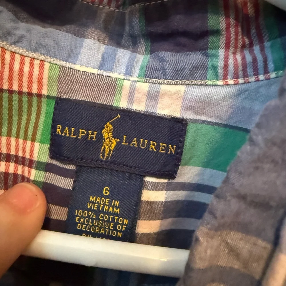 Ralph Lauren Kids Multicolor Plaid Shirt